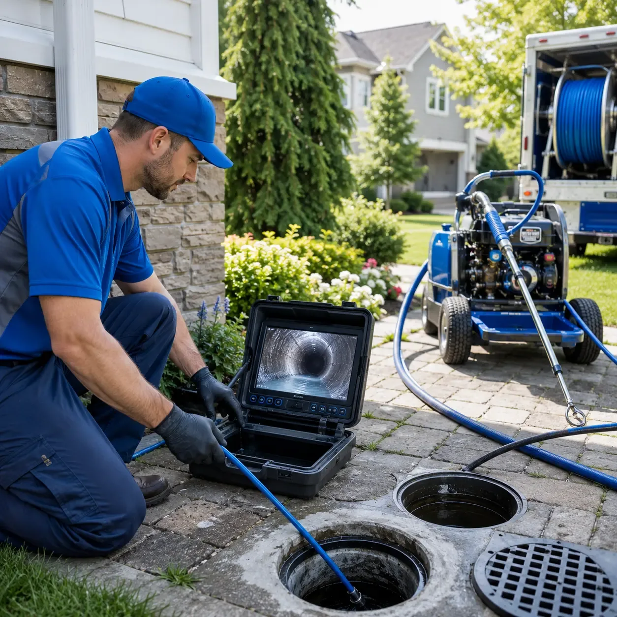 Outdoor drain cleaning professionals serving Amma, WV